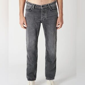 Neuw Men's Charcoal Straight Jeans